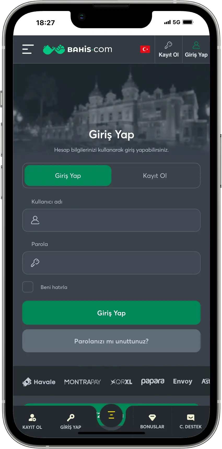 BahisCom indir app