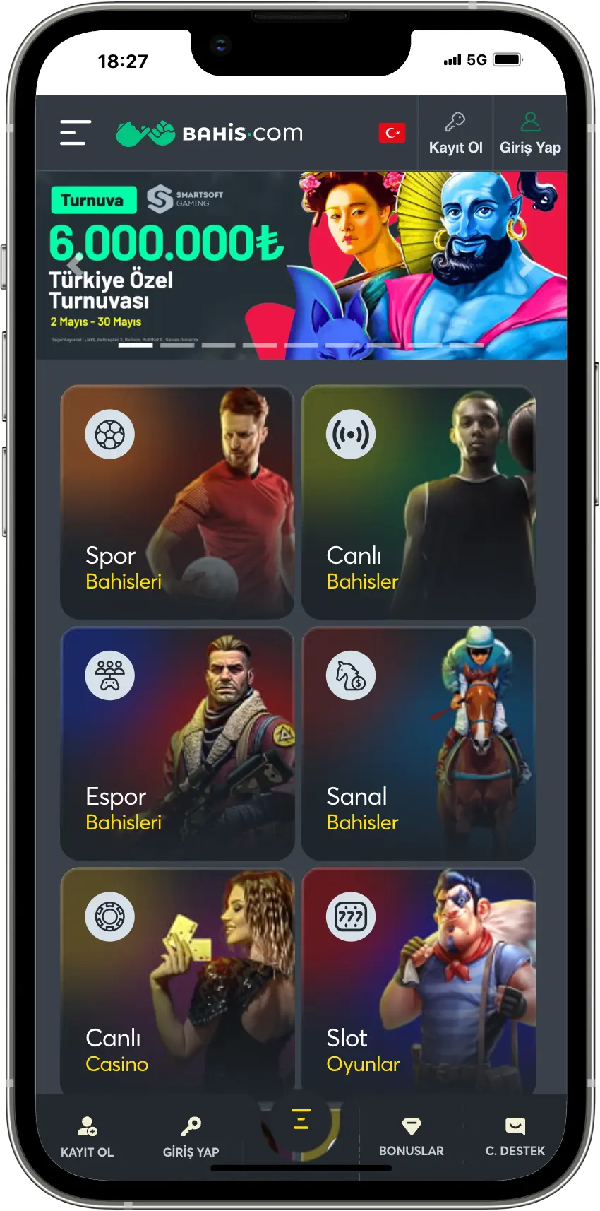 BahisCom indir